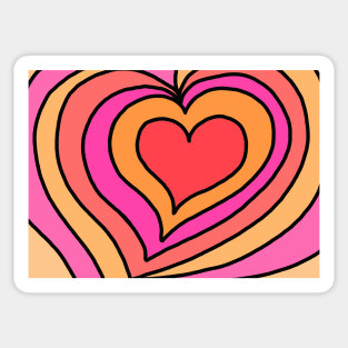 Arrangement of Hearts Sticker